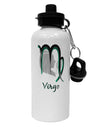 Virgo Symbol Aluminum 600ml Water Bottle-Water Bottles-TooLoud-White-Davson Sales