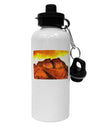 San Juan Mountain Range CO Aluminum 600ml Water Bottle-Water Bottles-TooLoud-White-Davson Sales