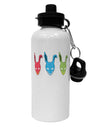 Scary Bunny Tri-color Aluminum 600ml Water Bottle-Water Bottles-TooLoud-White-Davson Sales