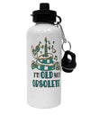TooLoud Im Old Not Obsolete Aluminum 600ml Water Bottle-Water Bottles-TooLoud-Davson Sales