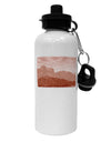 Red Planet Landscape Aluminum 600ml Water Bottle-Water Bottles-TooLoud-White-Davson Sales