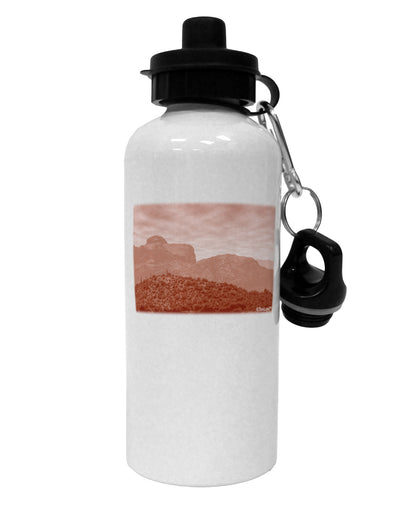 Red Planet Landscape Aluminum 600ml Water Bottle-Water Bottles-TooLoud-White-Davson Sales