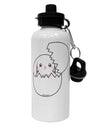 Cute Easter Bunny Hatching Aluminum 600ml Water Bottle by TooLoud-Water Bottles-TooLoud-White-Davson Sales