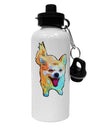 Cartoon Pomeranian Aluminum 600ml Water Bottle-Water Bottles-TooLoud-White-Davson Sales