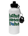 Home Sweet Home - Oklahoma - Cactus and State Flag Aluminum 600ml Water Bottle by TooLoud-Water Bottles-TooLoud-White-Davson Sales