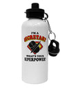 Secretary - Superpower Aluminum 600ml Water Bottle-Water Bottles-TooLoud-White-Davson Sales