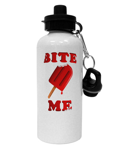 Bite Me Ice Cream Aluminum 600ml Water Bottle-Water Bottles-TooLoud-White-Davson Sales