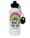 TooLoud I Woke Up This Gay Aluminum 600ml Water Bottle-Water Bottles-TooLoud-Davson Sales