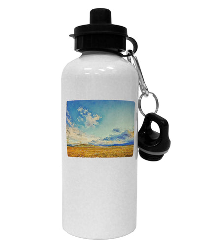 Garden of the Gods Watercolor Aluminum 600ml Water Bottle-Water Bottles-TooLoud-White-Davson Sales