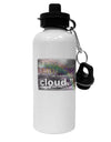 Rainbow in Cloud M Angelou Aluminum 600ml Water Bottle by TooLoud-Water Bottles-TooLoud-White-Davson Sales