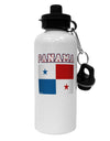 Panama Flag Aluminum 600ml Water Bottle-Water Bottles-TooLoud-White-Davson Sales