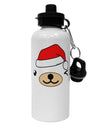 Kyu-T Face Beartholomew Santa Boy Bear Aluminum 600ml Water Bottle-Water Bottles-TooLoud-White-Davson Sales