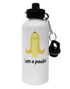 Banana - I am a Peelin Aluminum 600ml Water Bottle-Water Bottles-TooLoud-White-Davson Sales