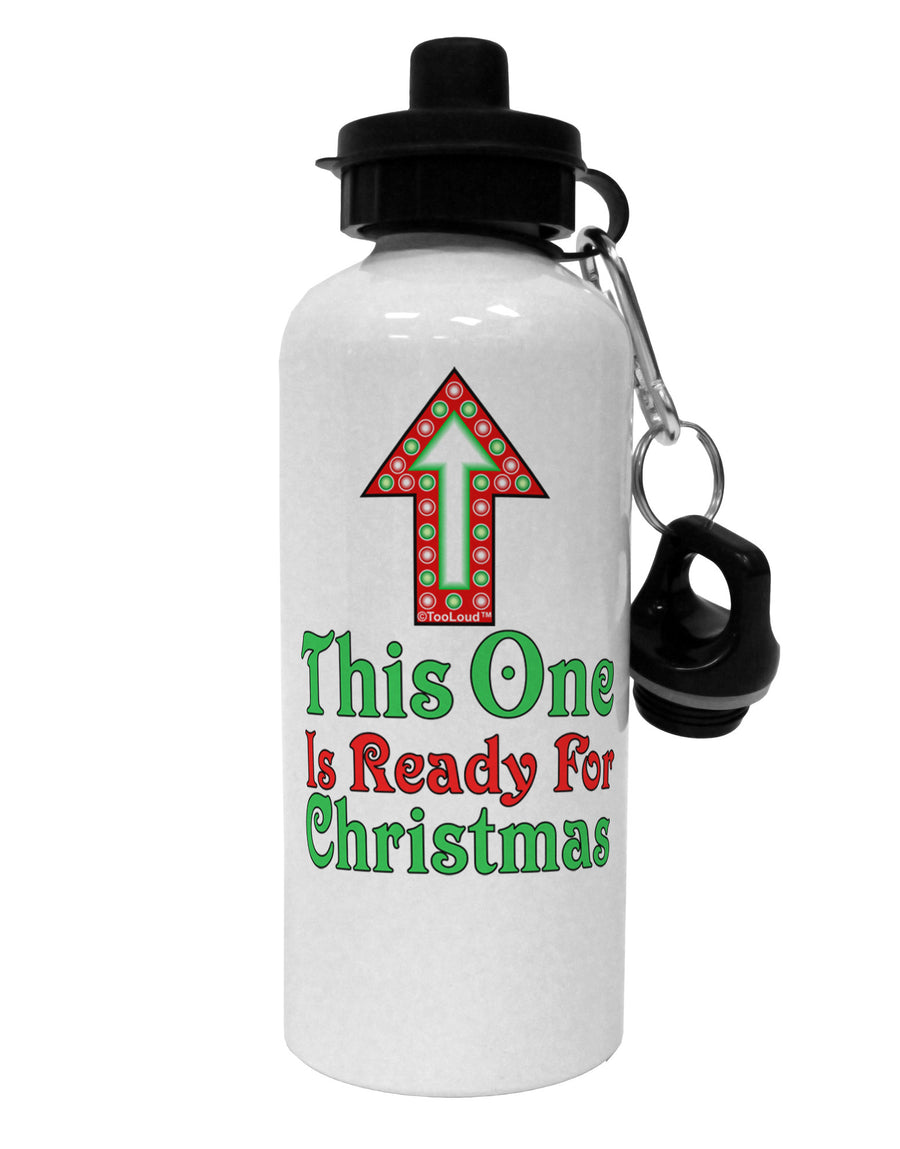 This Guy Is Ready For Christmas Aluminum 600ml Water Bottle-Water Bottles-TooLoud-White-Davson Sales