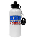 Born Free Color Aluminum 600ml Water Bottle by TooLoud-Water Bottles-TooLoud-White-Davson Sales