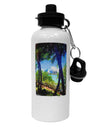 Tropical Skyline Aluminum 600ml Water Bottle-Water Bottles-TooLoud-White-Davson Sales