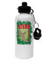 Pterosaurs - With Name Aluminum 600ml Water Bottle by TooLoud-Water Bottles-TooLoud-White-Davson Sales