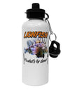 Lionfish - It's What's For Dinner Aluminum 600ml Water Bottle-Water Bottles-TooLoud-White-Davson Sales