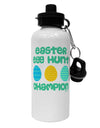 Easter Egg Hunt Champion - Blue and Green Aluminum 600ml Water Bottle by TooLoud-Water Bottles-TooLoud-White-Davson Sales