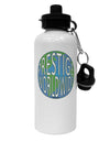 Prestige Worldwide Logo Aluminum 600ml Water Bottle by TooLoud-Water Bottles-TooLoud-White-Davson Sales