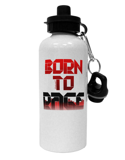 Born To Rage Red Aluminum 600ml Water Bottle-Water Bottles-TooLoud-White-Davson Sales