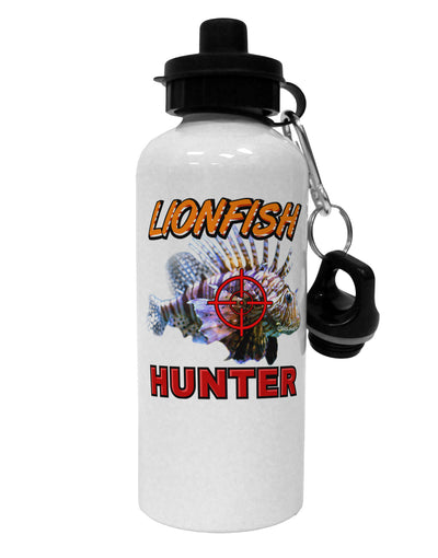 Lionfish Hunter Aluminum 600ml Water Bottle-Water Bottles-TooLoud-White-Davson Sales