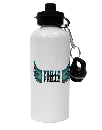 Philly Philly Funny Beer Drinking Aluminum 600ml Water Bottle by TooLoud