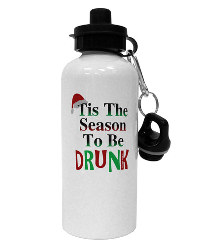 Season To Be Drunk Aluminum 600ml Water Bottle-Water Bottles-TooLoud-White-Davson Sales