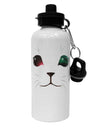 Adorable Space Cat Aluminum 600ml Water Bottle by TooLoud-Water Bottles-TooLoud-White-Davson Sales