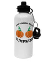 Stop Staring At My Pumpkins Aluminum 600ml Water Bottle by TooLoud-Water Bottles-TooLoud-White-Davson Sales