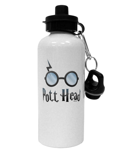 Pott Head Magic Glasses Aluminum 600ml Water Bottle-Water Bottles-TooLoud-White-Davson Sales