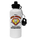 Dental Assistant - Superpower Aluminum 600ml Water Bottle-Water Bottles-TooLoud-White-Davson Sales