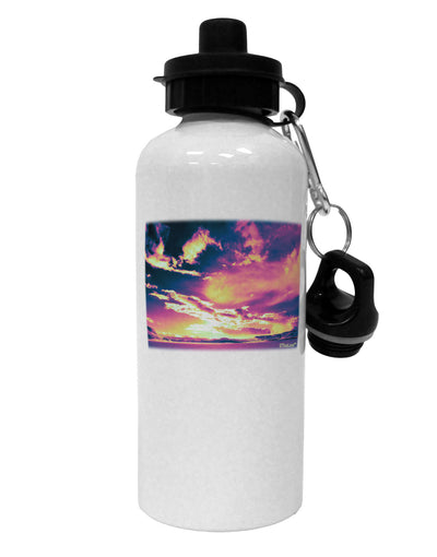 Blue Mesa Reservoir Surreal Aluminum 600ml Water Bottle-Water Bottles-TooLoud-White-Davson Sales