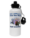 Save the Reef - Hunt Lionfish Aluminum 600ml Water Bottle-Water Bottles-TooLoud-White-Davson Sales