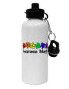 Autism Awareness Month - Colorful Puzzle Pieces Aluminum 600ml Water Bottle by TooLoud-Water Bottles-TooLoud-White-Davson Sales