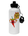 Estoy Caliente Para Ti Aluminum 600ml Water Bottle-Water Bottles-TooLoud-White-Davson Sales