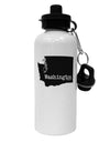 Washington - United States Shape Aluminum 600ml Water Bottle-Water Bottles-TooLoud-White-Davson Sales