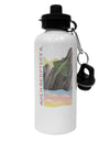 Archaopteryx - With Name Aluminum 600ml Water Bottle by TooLoud-Water Bottles-TooLoud-White-Davson Sales