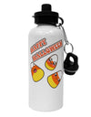 Happy Halloween Cute Candy Corn Aluminum 600ml Water Bottle-Water Bottles-TooLoud-White-Davson Sales