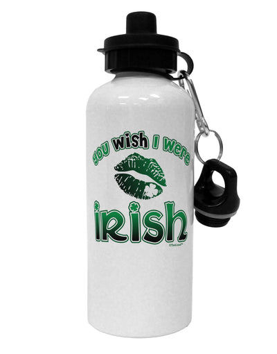 TooLoud You Wish I Were Irish Aluminum 600ml Water Bottle-Water Bottles-TooLoud-White-Davson Sales