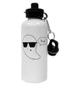 Boo Ya Cool Ghost Halloween Aluminum 600ml Water Bottle-Water Bottles-TooLoud-White-Davson Sales