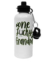 TooLoud One Lucky Grandpa Shamrock Aluminum 600ml Water Bottle-Water Bottles-TooLoud-Davson Sales