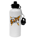 Onomatopoeia ZAP Aluminum 600ml Water Bottle-Water Bottles-TooLoud-White-Davson Sales