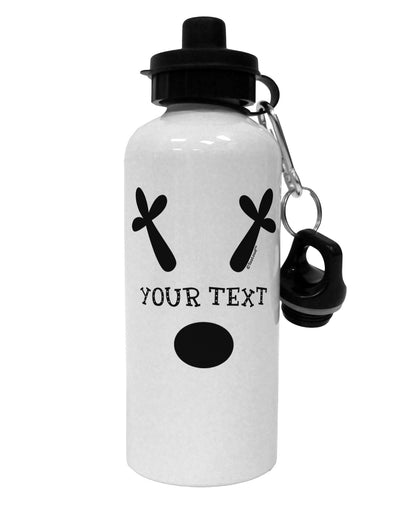 Personalized Matching Reindeer Family Design - Your Text Aluminum 600ml Water Bottle-Water Bottles-TooLoud-White-Davson Sales