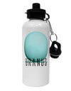 Planet Uranus Text Aluminum 600ml Water Bottle by TooLoud-Water Bottles-TooLoud-White-Davson Sales