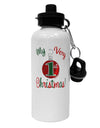 My Very 1st Christmas Aluminum 600ml Water Bottle-Water Bottles-TooLoud-White-Davson Sales