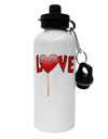 Love Lollipop Aluminum 600ml Water Bottle-Water Bottles-TooLoud-White-Davson Sales