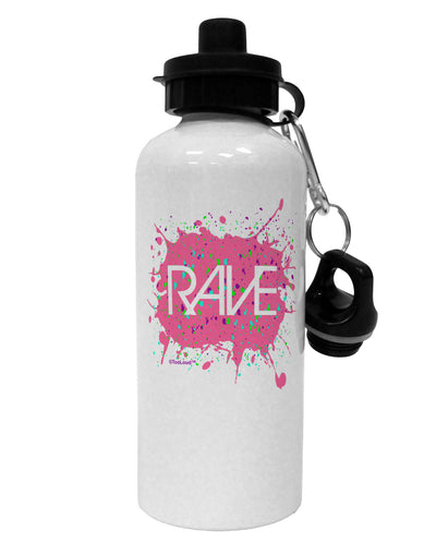 Rave Splatter Pink Aluminum 600ml Water Bottle-Water Bottles-TooLoud-White-Davson Sales