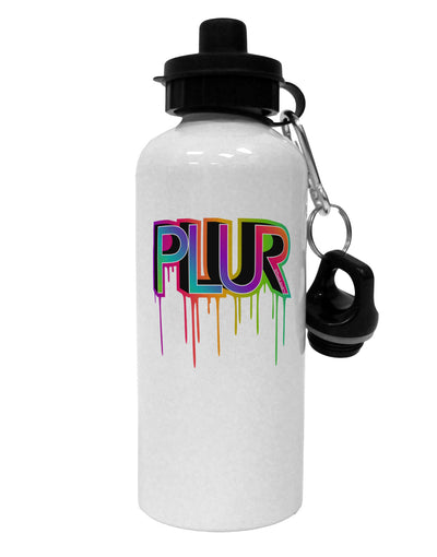 PLUR Paint Aluminum 600ml Water Bottle-Water Bottles-TooLoud-White-Davson Sales