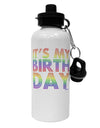 It's My Birthday - Candy Colored Dots Aluminum 600ml Water Bottle by TooLoud-Water Bottles-TooLoud-White-Davson Sales